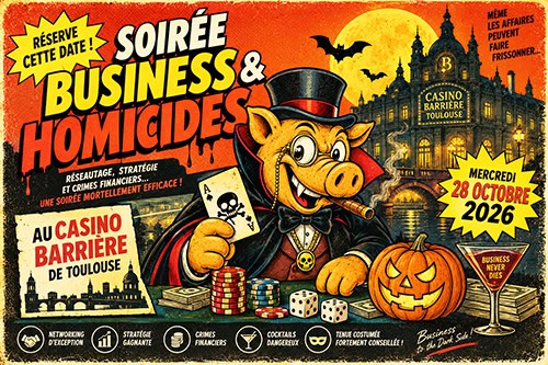 Grisby Halloween Soirée événement La Firme Réseau Networking Business Toulouse